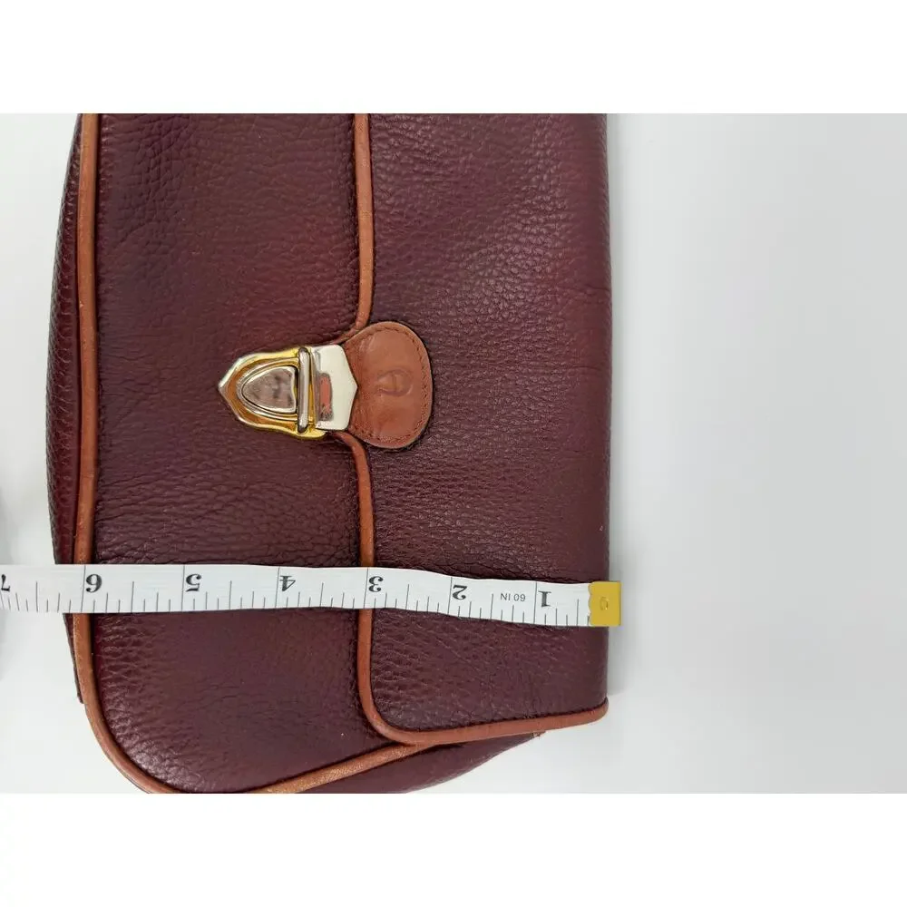 Leather clutch bag, Etienne Aigner